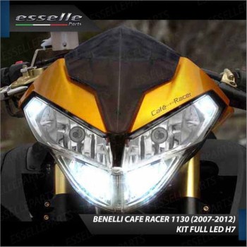 Kit Full LED H7 6000 LUMEN Abbaglianti per BENELLI TNT 1130 2010-2016 R