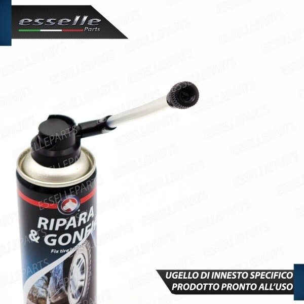 2 Bombolette Ripara Gomme Moto Scooter Gonfia e ripara Pneumatici 300ml per Honda