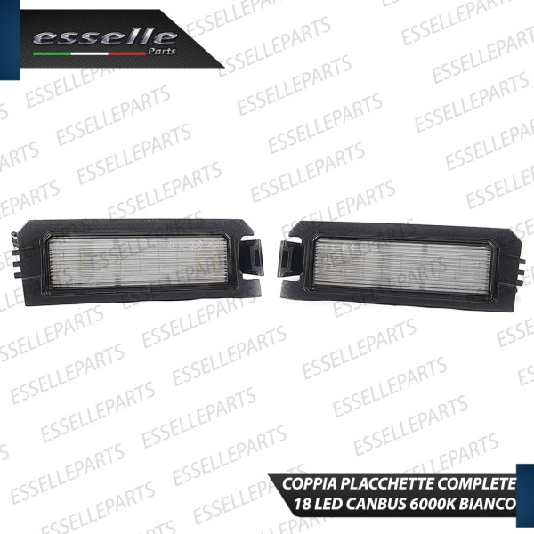 Coppia placchette luci targa 18 LED 6000K Hyundai Tucson Restyling dal 07/2018