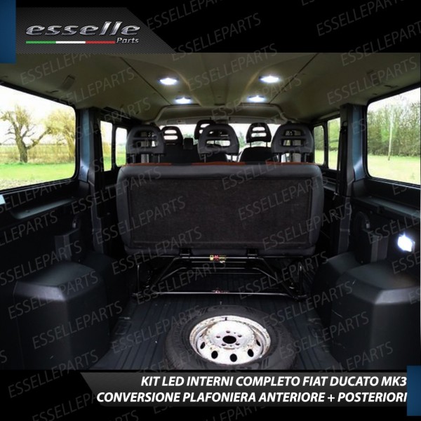 Kit LED interni completo 6000K bianco Canbus per Fiat Ducato MK3