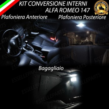 Led interni Medium Pack Alfa Romeo 147 Restyling Led interni Medium Pack Alfa Romeo 147 Restyling