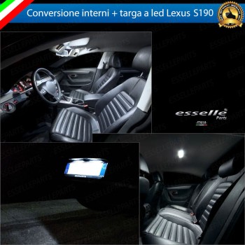 Kit LED Interni + Targa Per Lexus Lexus S190 6000K Canbus
