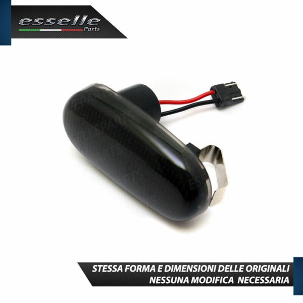 Placchette Dinamiche Nere Laterali a led per frecce specifiche ALFA ROMEO MITO