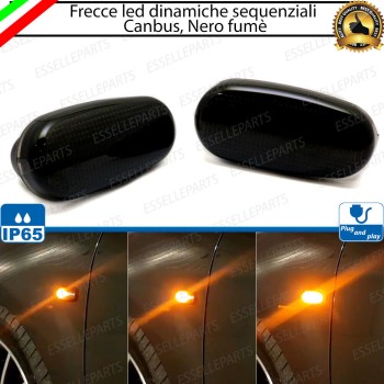 Placchette Dinamiche Nere Laterali a led per frecce specifiche ALFA ROMEO MITO