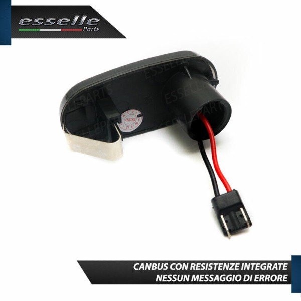 Placchette Dinamiche Nere Laterali a led per frecce specifiche FIAT BRAVO II