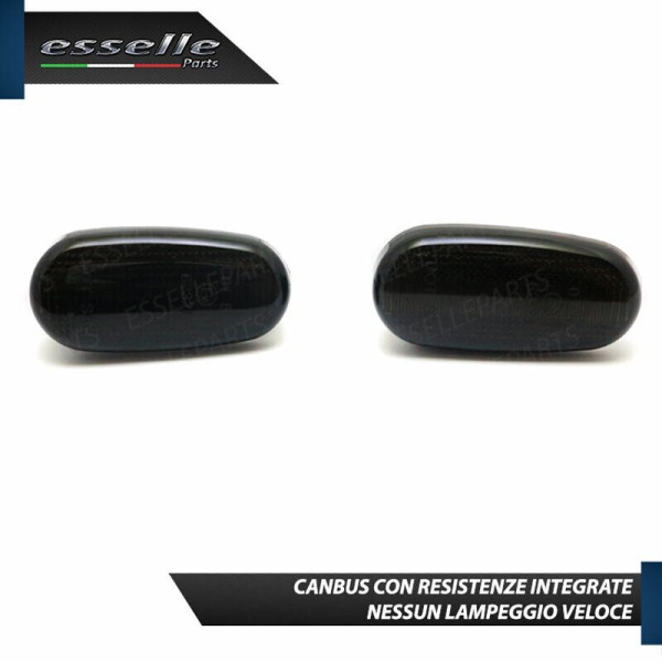 Placchette Dinamiche Nere Laterali a led per frecce specifiche FIAT BRAVO II