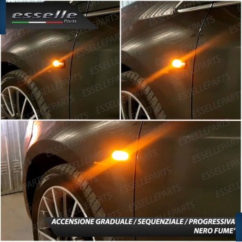 Placchette Dinamiche Nere Laterali a led per frecce specifiche FIAT BRAVO II