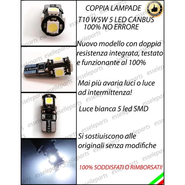 Conversione Fari Full LED 6000K bianco FORD FIESTA MK6 con faro lenticolare