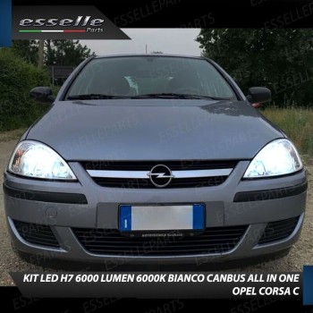 Conversione Fari Full LED per Opel Corsa C Lampade Compatte 6000K Bianco Canbus Conversione Fari Full LED per Opel Corsa C Lampade Compatte 6000K Bianco Canbus
