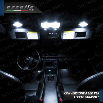 Kit LED interni Completo + Placchette Targa Audi A4 B6 Berlina senza pacchetto luci
