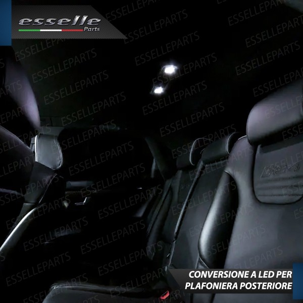 Kit LED interni Completo + Placchette Targa Audi A4 B6 Berlina con pacchetto luci