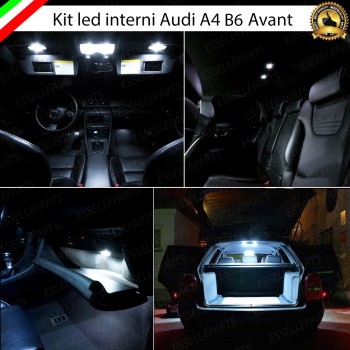 Kit LED interni Medium Pack 6000K Canbus Audi A4 B6 Avant con pacchetto luci