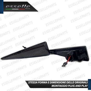 Placchette Dinamiche Nere fumè Laterali per frecce specifiche per RENAULT SCENIC II Placchette Dinamiche Nere fumè Laterali per frecce specifiche per RENAULT SCENIC II