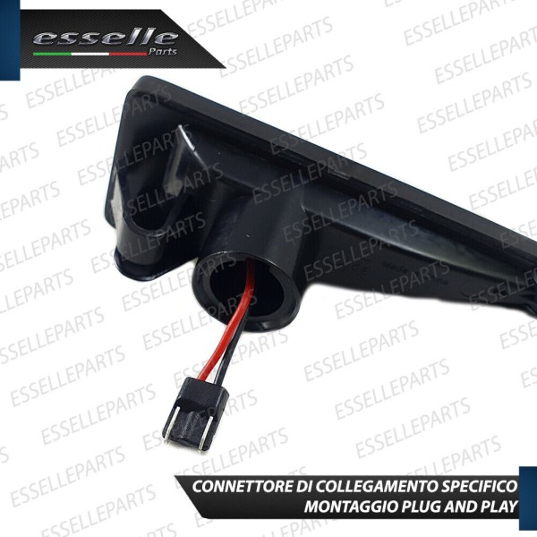 Placchette Dinamiche Nere fumè Laterali per frecce specifiche per RENAULT SCENIC II