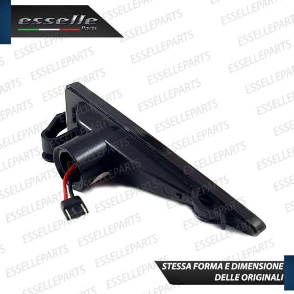 Placchette Dinamiche Nere fumè Laterali per frecce specifiche per RENAULT SCENIC II