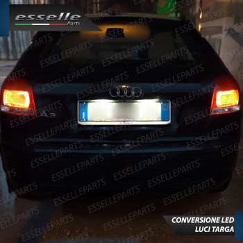 Kit LED interni + LED targa 6000K Audi A3 8P Pre-Restyling senza pacchetto luci