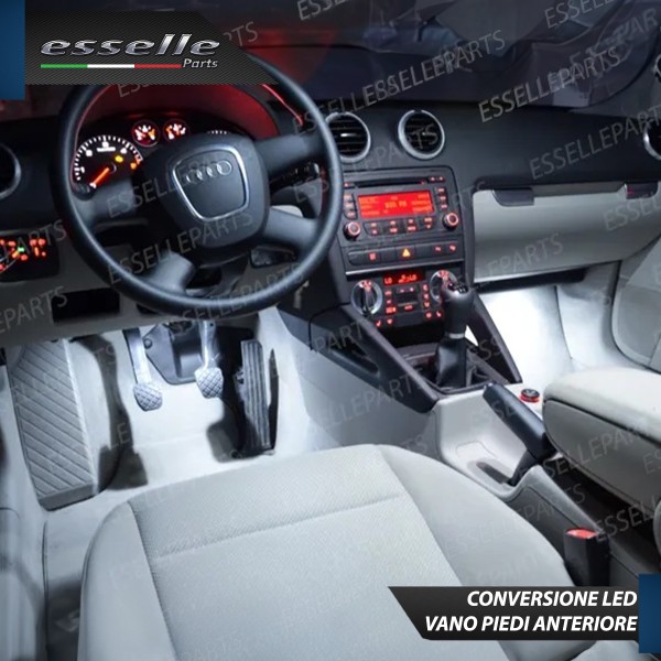 Kit LED interni + LED targa 6000K Canbus Audi A3 8P Pre-Restyling Con pacchetto luci