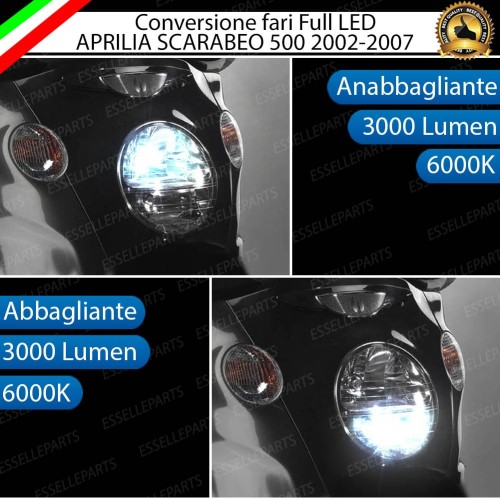 Conversione a LED H11 per APRILIA Scarabeo 500 GT ABS Canbus