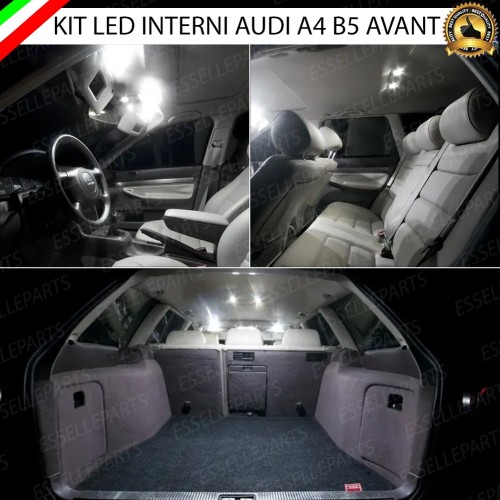 Kit Led interni Medium pack 6000K bianco ghiaccio Audi A4 B5 Avant