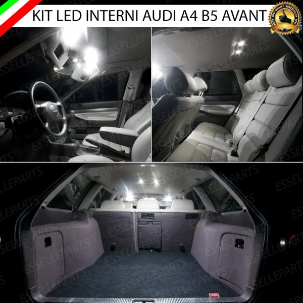 Kit Led interni Medium pack 6000K bianco ghiaccio Audi A4 B5 Avant
