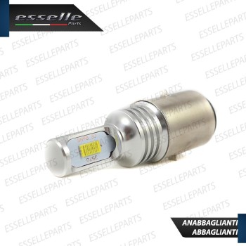 Lampada BA20D 1000 LUMEN Anabbagliante Abbagliante per KYMCO Agility 50 2019 R12