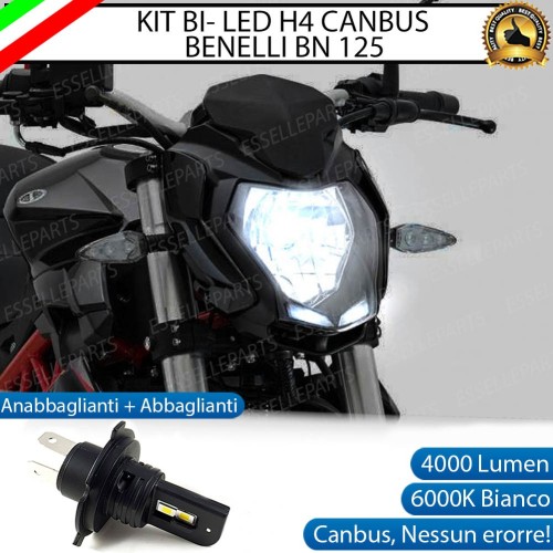 Lampada Singola H4 4000 LUMEN per BENELLI BN 125 2017-2020