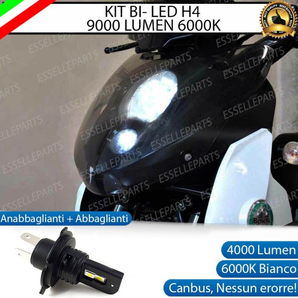Lampada Singola H4 4000 LUMEN per BENELLI Macis 125 2011-2015
