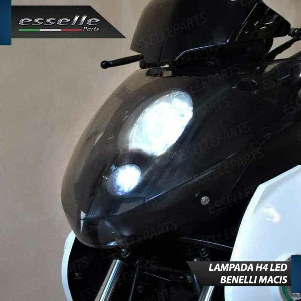 Lampada Singola H4 4000 LUMEN per BENELLI Macis 150 2011-2016