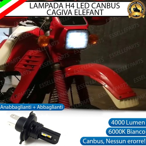 Lampada Singola H4 4000 LUMEN per CAGIVA Elefant 650 1985-1987