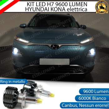 Kit Full LED H7 9600 Lumen 6000K Anabbaglianti HYUNDAI KONA ELECTRIC Pre-Restyling Kit Full LED H7 9600 Lumen 6000K Anabbaglianti HYUNDAI KONA ELECTRIC Pre-Restyling