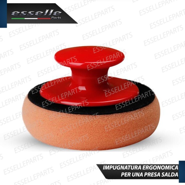 KIT LUCIDATURA A MANO CARROZZERIA 5 TAMPONI + 2 PANNI IN MICROFIBRA per VESPA