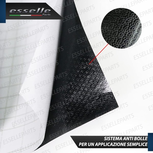 Pellicola Nero Lucido adesiva Professionale per Interni ed Esterni Auto