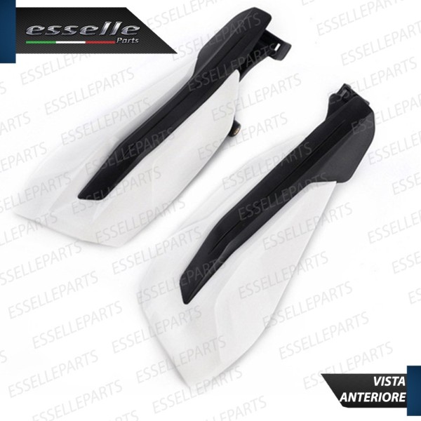 Paramani Deflettori in ABS - BIANCO - per Manubrio moto,motorini,scooter APRILIA