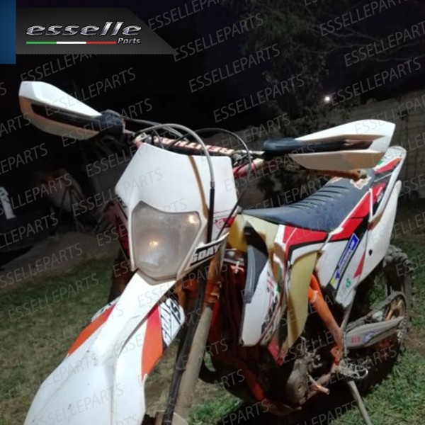 Paramani Deflettori in ABS - BIANCO - per Manubrio moto,motorini,scooter APRILIA