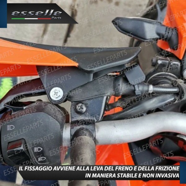 Paramani Deflettori in ABS - BIANCO - per Manubrio moto,motorini,scooter HONDA