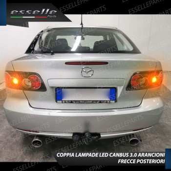 Coppia Lampade T20 WY21W 24 LED CANBUS 3.0 PER FRECCE DIREZIONALI POSTERIORI MAZDA 6 I