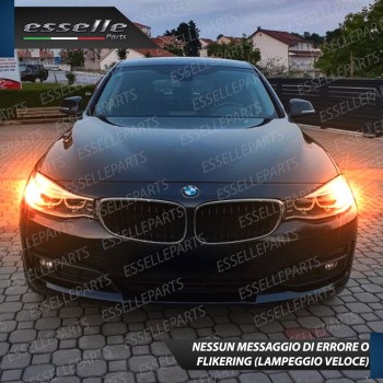 Coppia Frecce Anteriori PY24W 66 LED Canbus 3.0 per BMW SERIE 3 F34 GT