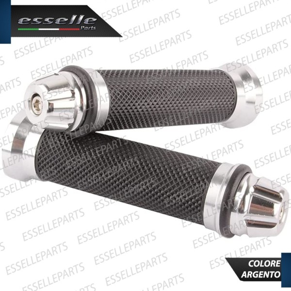 Manopole Antiscivolo - ARGENTO - con Contrappesi per HUSQVARNA