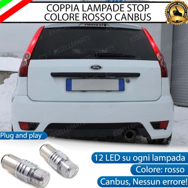Coppia Lampade LED BAY15D Stop / Posizione Posteriori per FORD FIESTA MK5