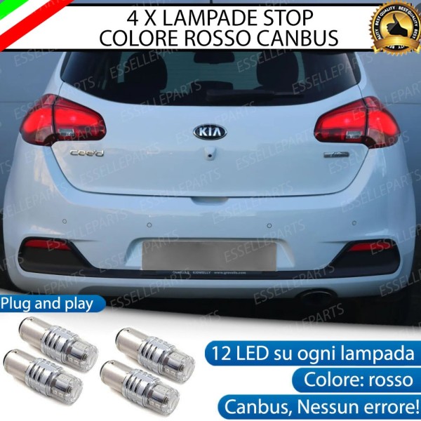 4 X Lampade LED BAY15D Stop / Posizione Posteriori per KIA CEED PRO CEED 2