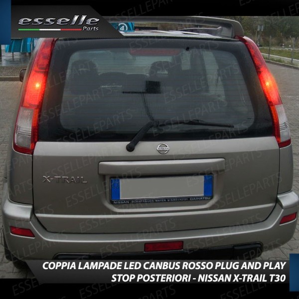 Coppia Lampade LED BAY15D Stop / Posizione Posteriori per NISSAN X TRAIL I