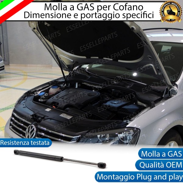 Ammortizzatore molla a gas pistoncino cofano anteriore VOLKSWAGEN PASSAT B7
