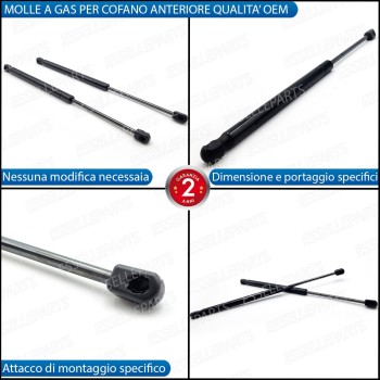 Ammortizzatore molla a gas pistoncino cofano anteriore VOLKSWAGEN GOLF 7 Ammortizzatore molla a gas pistoncino cofano anteriore VOLKSWAGEN GOLF 7