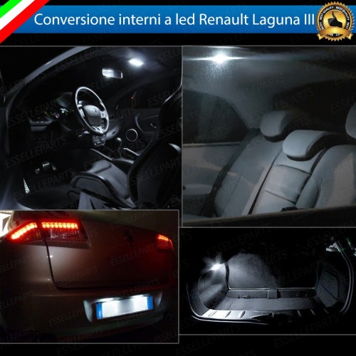 Led interni + Targa Renault Laguna MK3