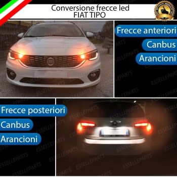 CONVERSIONE FRECCE LED FIAT TIPO ANTERIORE + POSTERIORE CANBUS