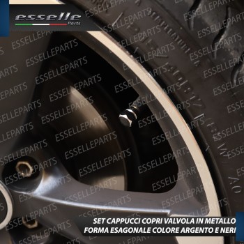 Set 4 Tappi Coprivalvola Neri in alluminio per Opel Mokka Set 4 Tappi Coprivalvola Neri in alluminio per Opel Mokka