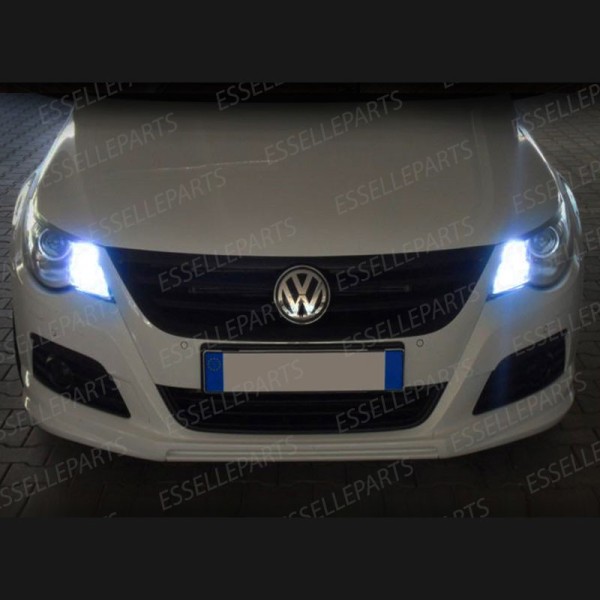 Coppia Lampade P21W Alogene Effetto LED Luci diurne DRL VW Passat CC Pre-Restyling