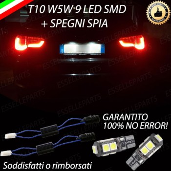 Coppia Luci Targa 9 LED Per Jeep Compass MK2 Canbus 6000K Bianco Ghiaccio