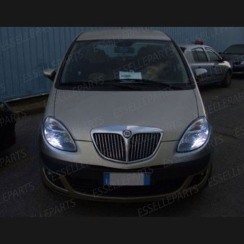 Luci posizione T10 W5W 5 LED canbus 6000K Lancia Musa Dal 2008 al 2010