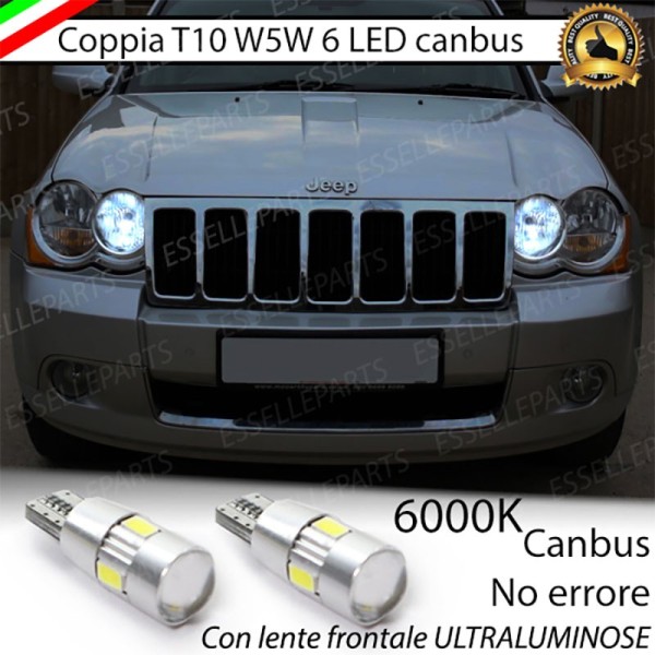 Luci posizione 6 LED Canbus 400 Lumen